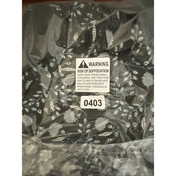 Lucky Brand Green V-Neck Tunic Bohemian Floral Embroidered Lace Tank Plus 1X - Picture 7 of 11